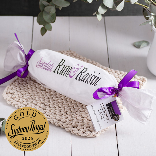 Chocolate Rum and Raisin Pudding